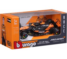 McLAREN MCL38 MIAMI GP 2024 DieCast Model Formula 1 Car Scale 1/43 14cm PIASTRI 81 4 Die Cast Bburago 38214
