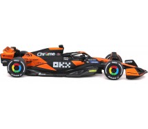 McLAREN MCL38 MIAMI GP 2024 DieCast Model Formula 1 Car Scale 1/43 14cm PIASTRI 81 4 Die Cast Bburago 38214