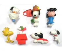 SNOOPY PEANUTS McDONALD Lotto 7 Happy Meal Figure Personaggi ANNI 2000 VARI