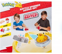 POKEMON BATTLE SPINNER ARENA SET with 2 spinners PIKACHU and MEW PKW4403