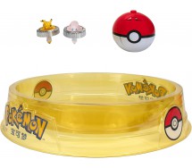 POKEMON BATTLE SPINNER ARENA SET with 2 spinners PIKACHU and MEW PKW4403