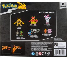 POKEMON Box 8 Mini Figure PIKACHU Jigglypuff Rockruff Sneasel Abra Ditto Leafeon Magikarp Originali BATTLE FIGURE PACK PKW2686