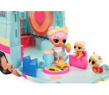 copy of L.O.L. Surprise Playset Gigante BLU SCURO GLAMPER 4 IN 1 Camper APRIBILE Oltre 55 SORPRESE Originale MGA LOL