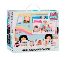 copy of L.O.L. Surprise Playset Gigante BLU SCURO GLAMPER 4 IN 1 Camper APRIBILE Oltre 55 SORPRESE Originale MGA LOL