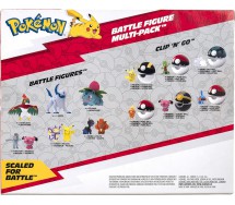 POKEMON BATTLE FIGURE Box 6 Personaggi PIKACHU Charmander Squirtle PKW2684