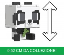 MINECRAFT PANDA CAKE Flippin' Figs Figures Collection 2 in 1 9cm Pixelated Design MATTEL HTL48