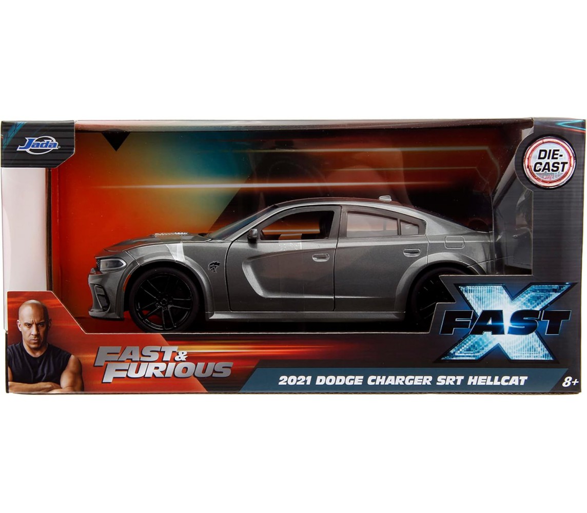 FAST and FURIOUS Model  2021 DODGE CHARGER SRT HELLCAT 1/24 Original JADA Toys