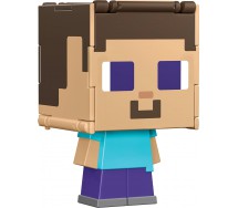 MINECRAFT Steve & Steve In Iron Armor Flippin' Figs Figures con Fidget Play 2 in 1 9cm Pixelated Design MATTEL HTL44