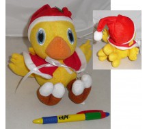 Plush 15cm CHOCOBO Dressed XMAS Yellow Bird FINAL FANTASY