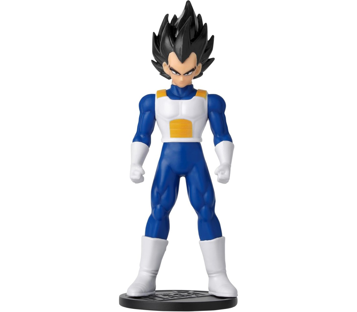 VEGETA NORMALE Figura Action 10cm DRAGON BALL FLASH Originale BANDAI 37223