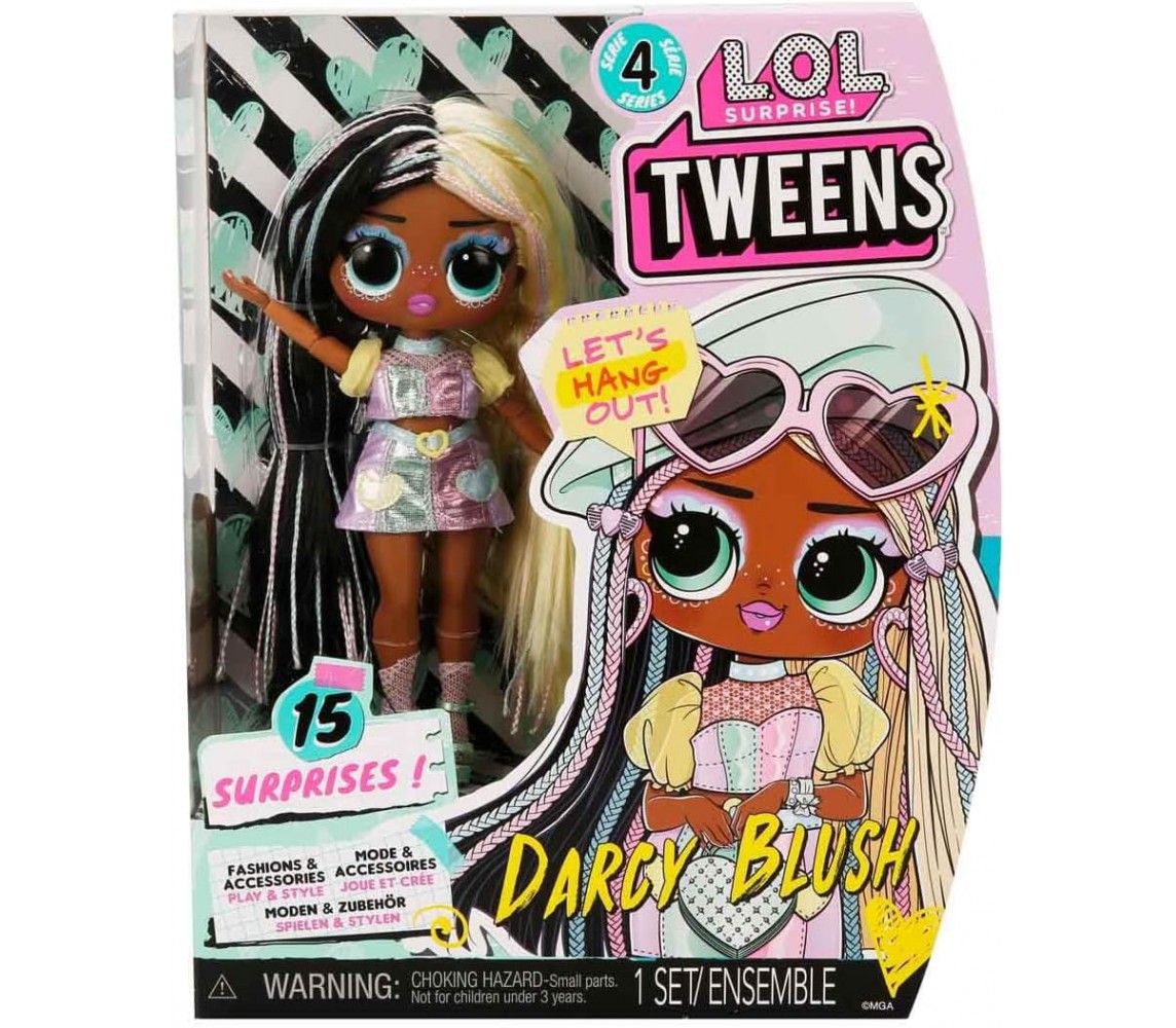 LOL TWEENS Doll DARCY BLUSH 16cm Series 4 ORIGINAL L.O.L. Surprise MGA LOL
