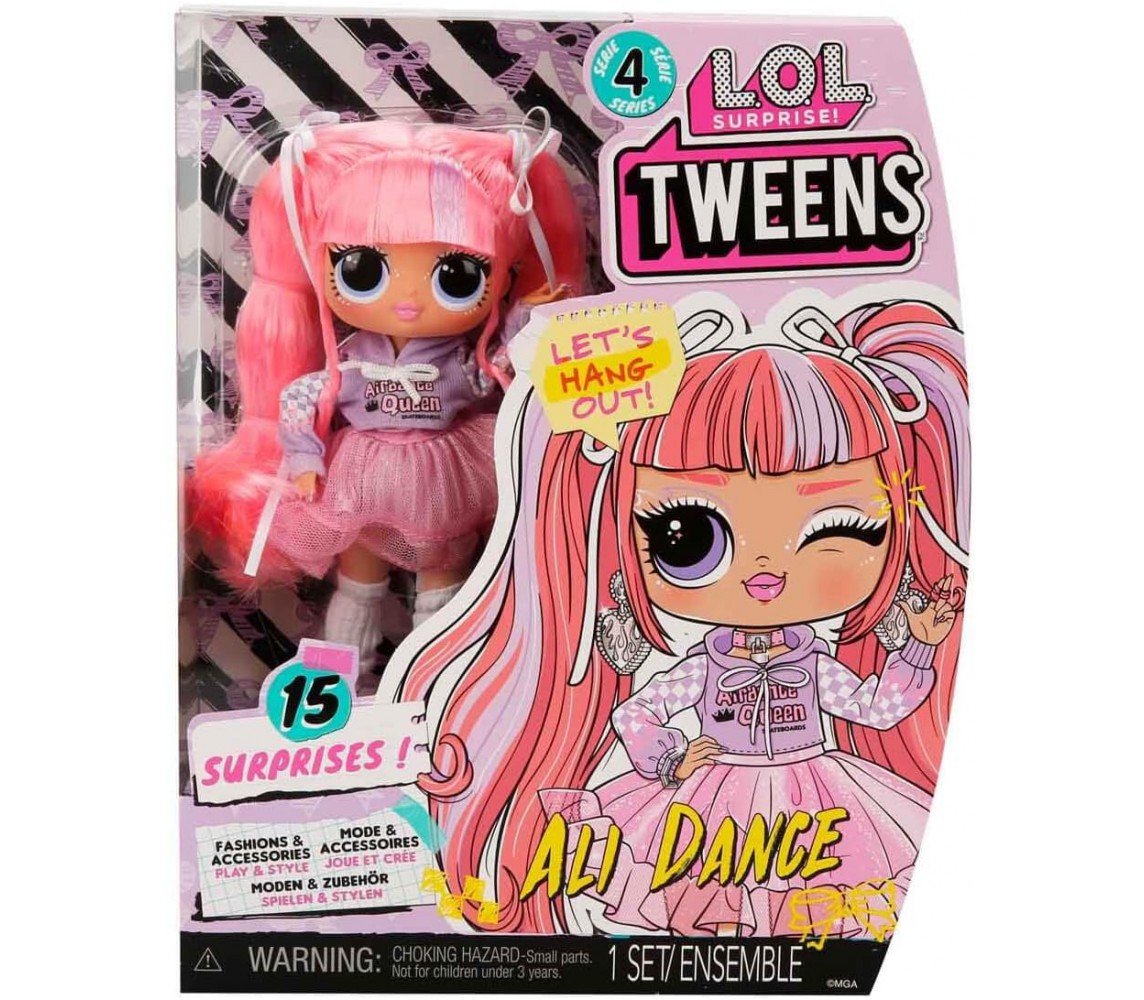 LOL TWEENS Doll ALI DANCE 16cm Series 4 ORIGINAL L.O.L. Surprise MGA LOL