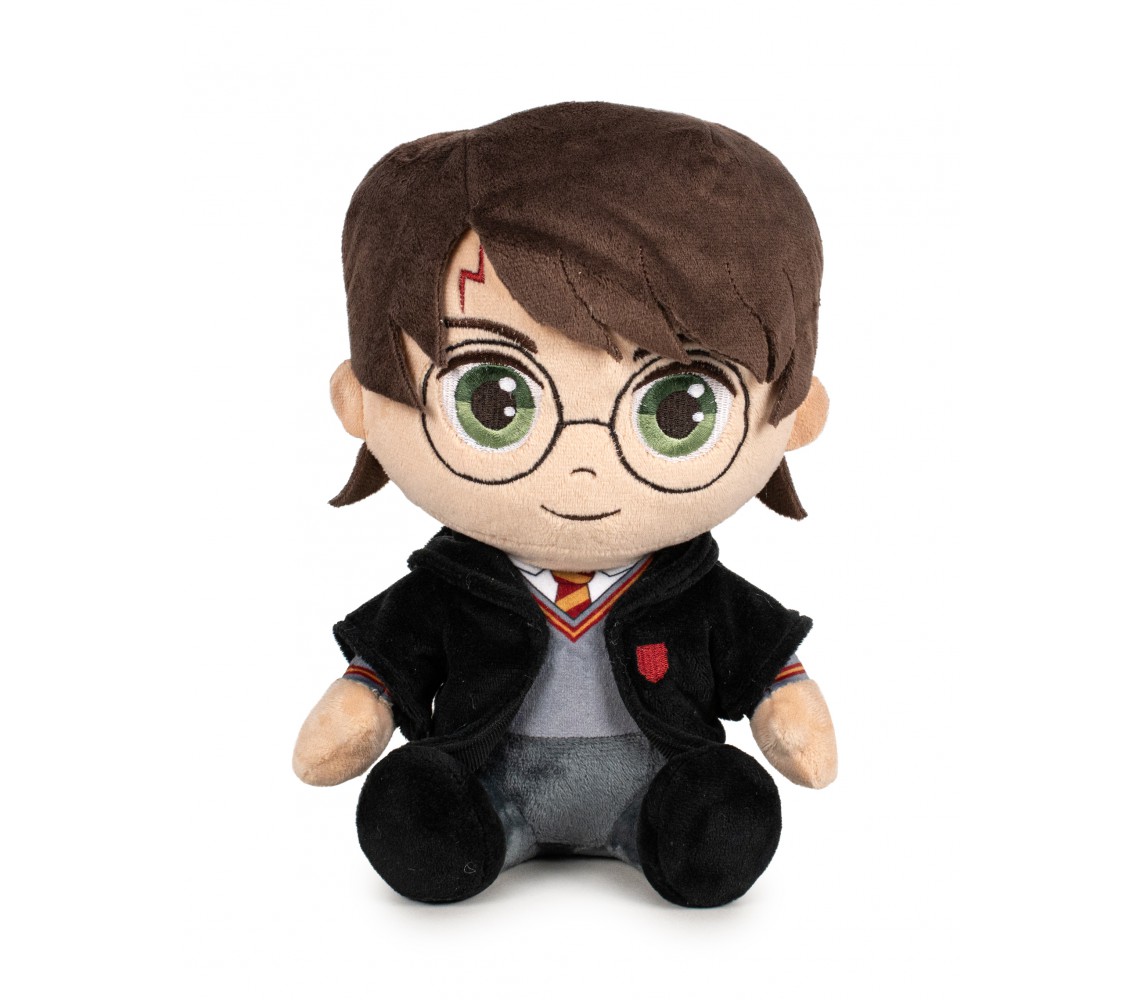 HARRY POTTER Peluche SEDUTO 16cm MAGICAL FRIENDS ORIGINALE Ufficiale