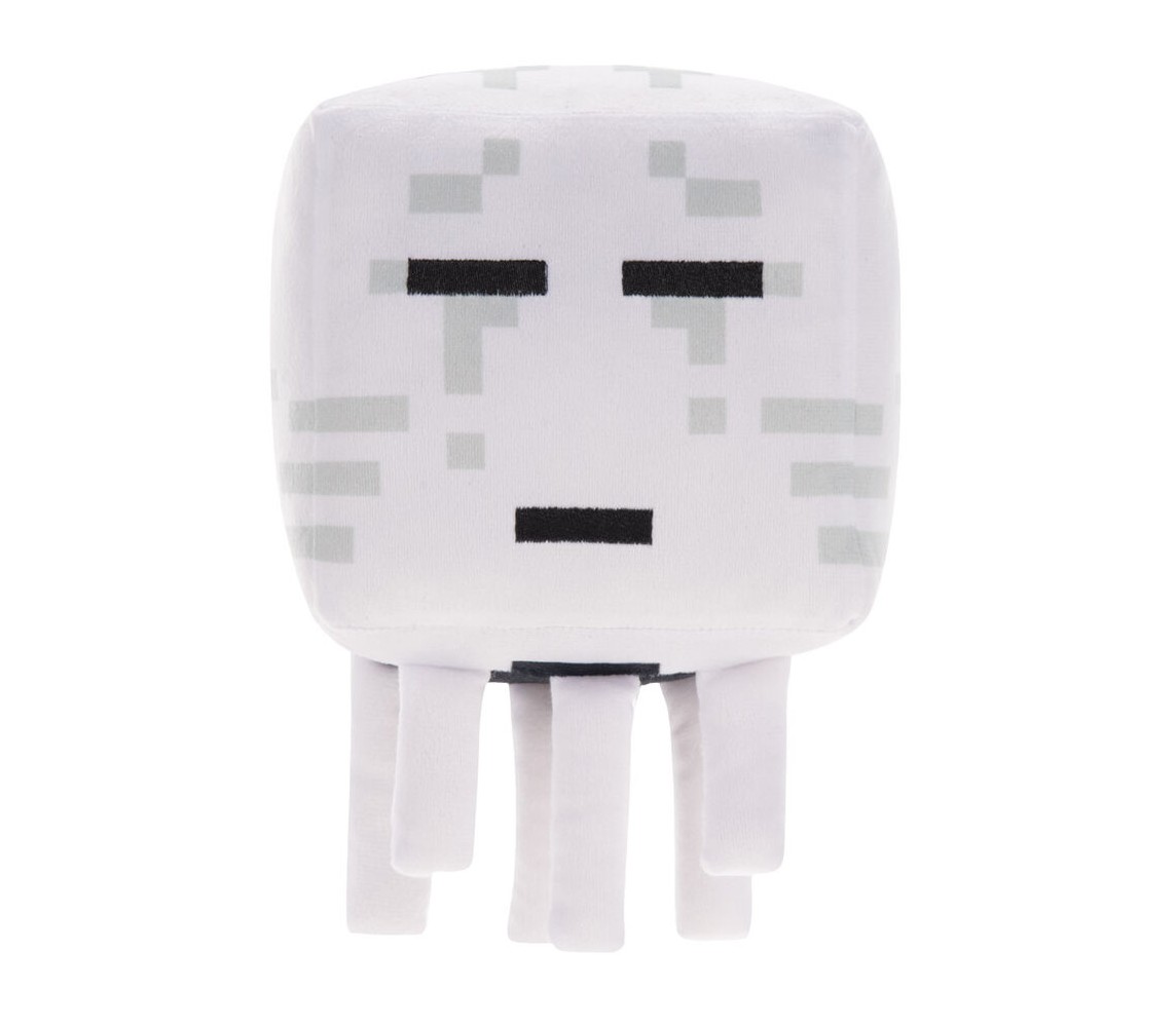 MINECRAFT Peluche 30cm Ghast FANTASMA BIANCO Personaggio UFFICIALE MOJANG