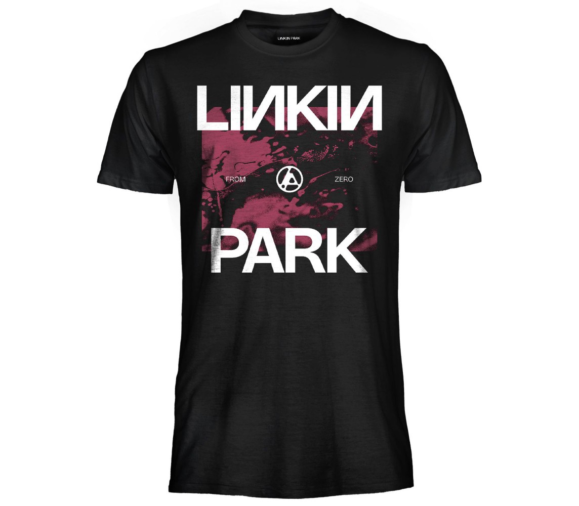 LINKIN PARK Adult T-Shirt Black FROM ZERO Original ROCK MUSIC OFFICIAL Licensed