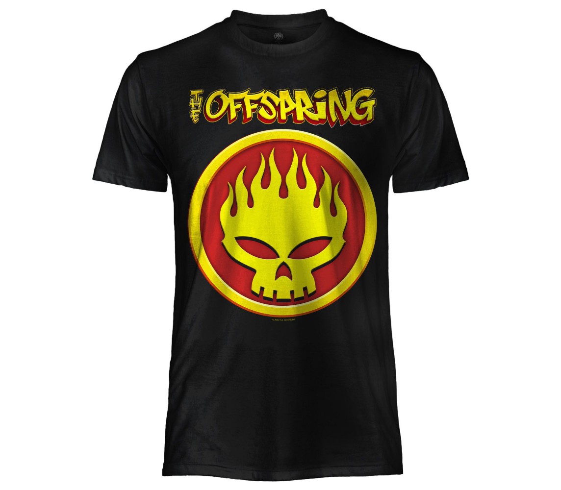 THE OFFSPRING Adult T-Shirt Black CONSPIRACY OF ONE Original ROCK MUSIC OFFICIAL Licensed