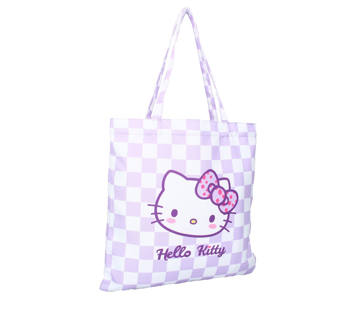 HELLO KITTY Shopper SHOPPING BAG IT UP 40x40x1cm ORIGINAL Vadobag PURPLE