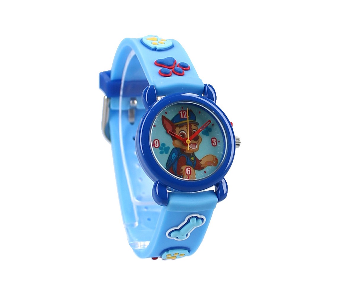 PAW PATROL Orologio Da Polso Blu CHASE Modello 00088 Bambino Originale VADOBAG
