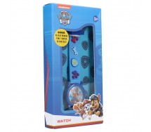 PAW PATROL Orologio Da Polso Blu CHASE Modello 00088 Bambino Originale VADOBAG