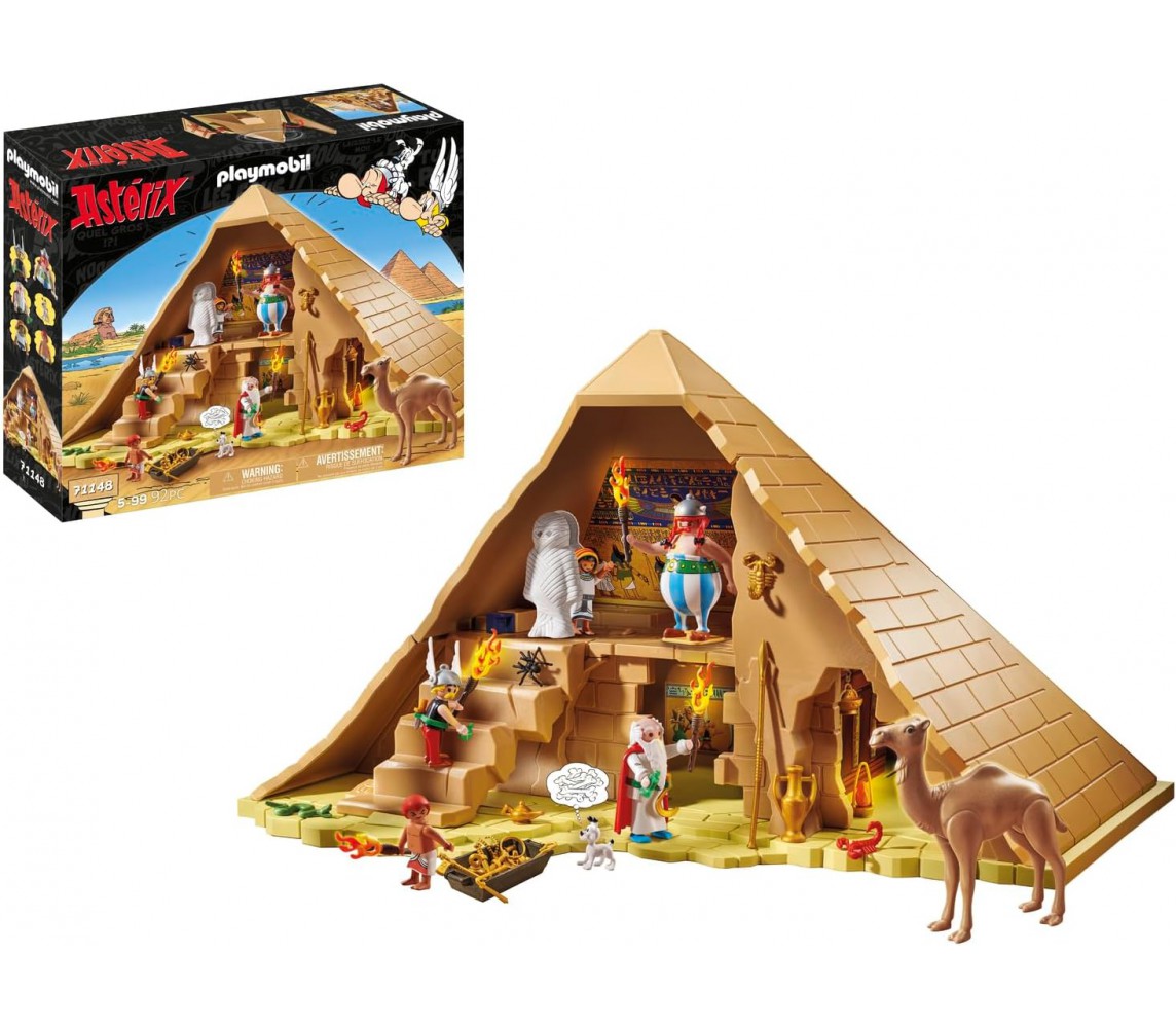 PYRAMID ASTERIX PHARAON Playmobil Big Playset With Figures OBELIX IDEFIX 71148