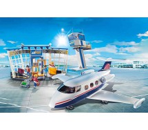 PLAYMOBIL PLANE AIRPORT with FLIGHTS TOWER Original PLAYMOBIL 71153
