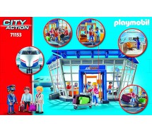 PLAYMOBIL PLANE AIRPORT with FLIGHTS TOWER Original PLAYMOBIL 71153
