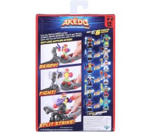 BROKEN PACKAGE AKEDO MINI BATTLING 2 Figures Arcade Warriors AXEL vs EPIC Miss SLITHER V. 1