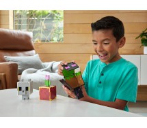 BROKEN PACKAGE MINECRAFT ENDERMAN Flippin' Figs Figures Collection con Fidget Play 2 in 1 9cm MATTEL HTL53