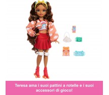 BARBIE DREAM BESTIES Doll Playset with Barbie Doll TERESA SKATE PARTY30cm Original Mattel HYC24