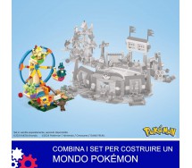 POKEMON RUOTA PANORAMICA Mega Construx Playset con 4 Figure 393 Pezzi HXF80