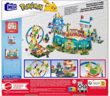 POKEMON RUOTA PANORAMICA Mega Construx Playset con 4 Figure 393 Pezzi HXF80