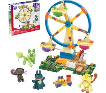 POKEMON RUOTA PANORAMICA Mega Construx Playset con 4 Figure 393 Pezzi HXF80