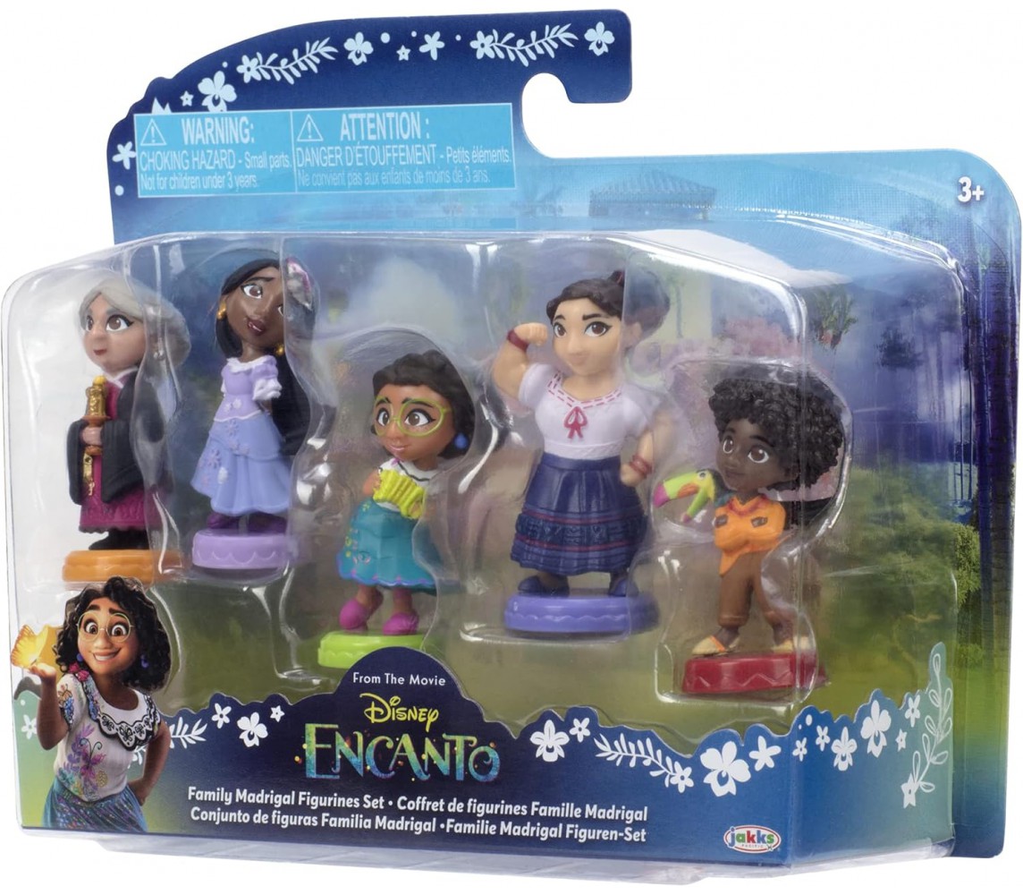 ENCANTO FIGURE Box 5 Personaggi Mini 4cm FAMIGLIA MIRABEL Jakks Pacific DISNEY