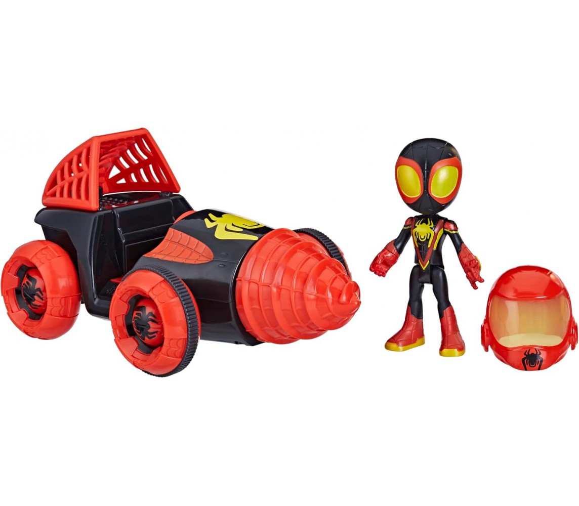 SPIDEY Drill Spinner VEICOLO TRAPANO di MILES MORALES Originale Hasbro F7253