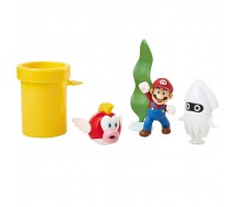 Diorama DUNGEON With Figure of SUPER MARIO and 2 other Figures Jakks Pacific