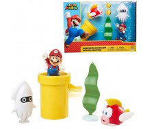 Diorama DUNGEON With Figure of SUPER MARIO and 2 other Figures Jakks Pacific