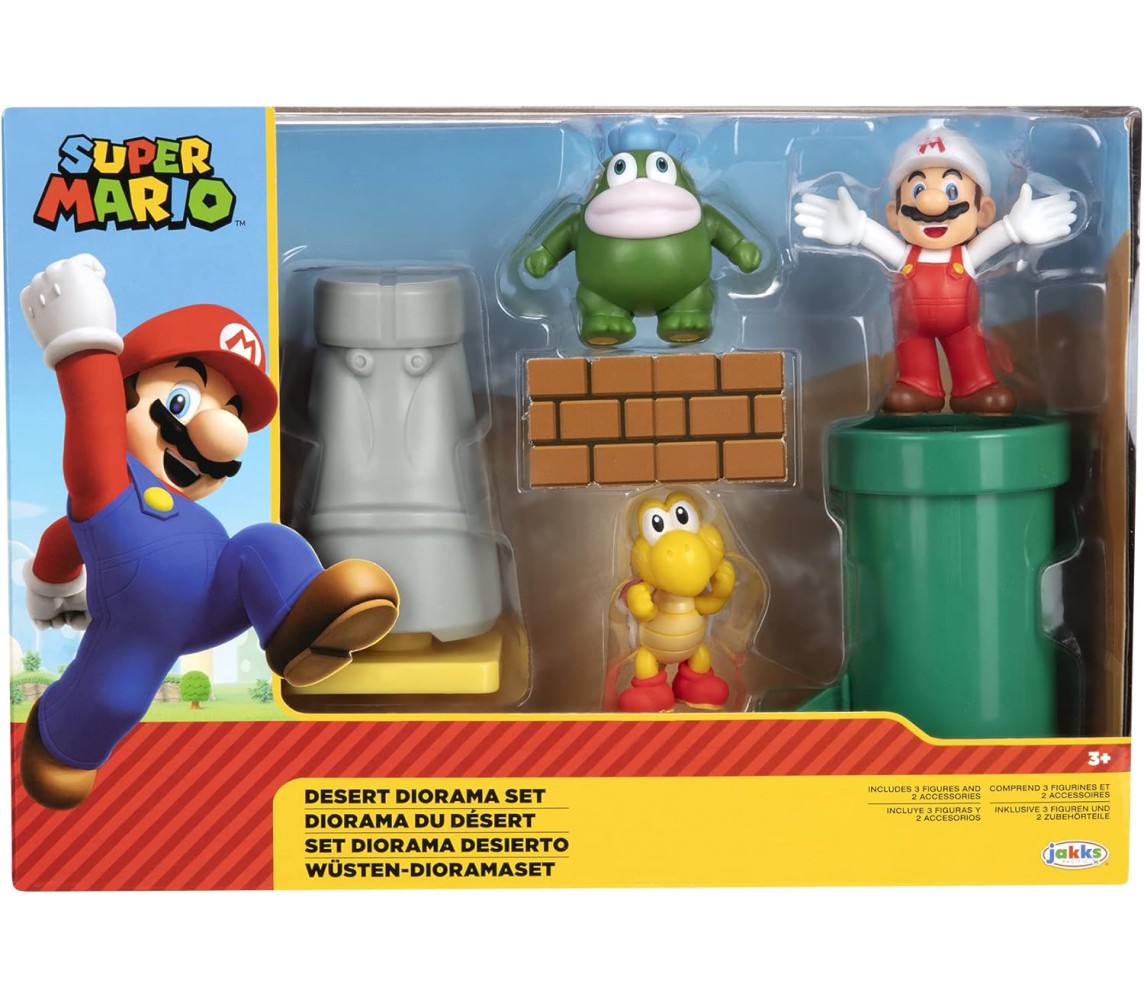 copy of Diorama UNDERWATER Sott'Acqua Con Figura di SUPER MARIO e altre 2 Figure Con Accessori Jakks Pacific