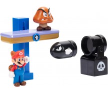 SUPER MARIO Diorama set SWITCHBACK HILL With 2 other Figure Accessories Figures Jakks Pacific