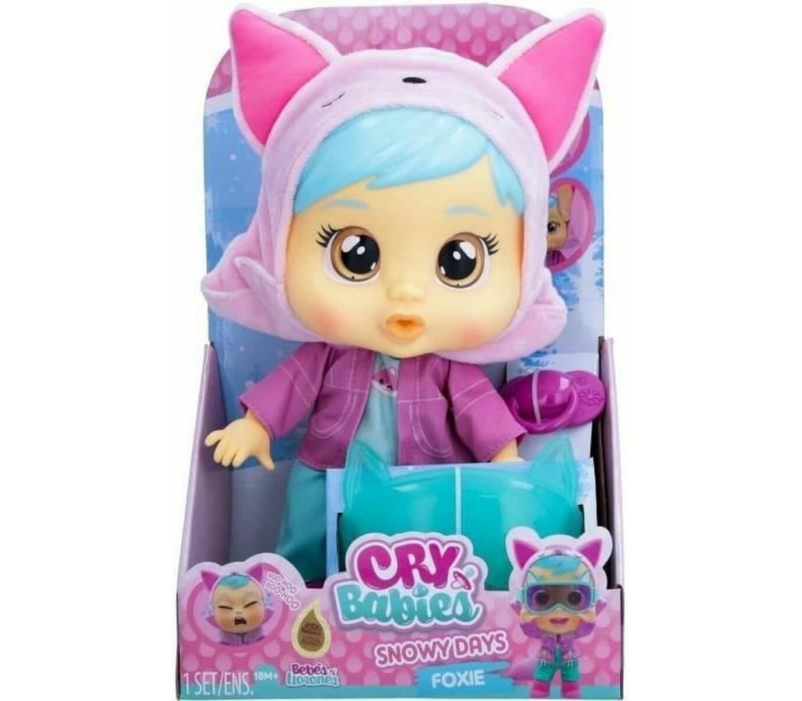 CRY BABIES Snowy Days Fashion Doll 20cm Character Girl FOXI Original IMC TOYS