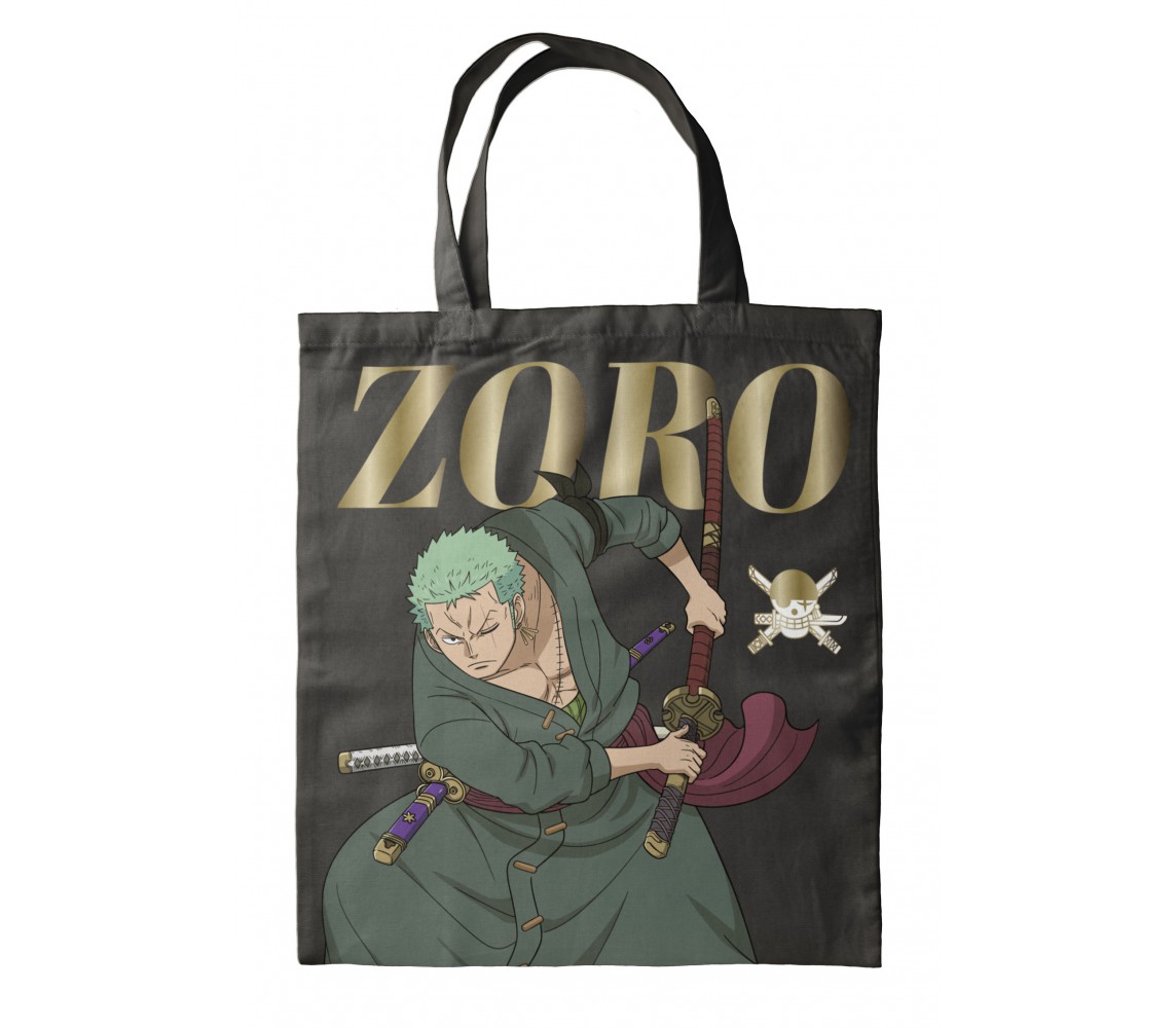 ONE PIECE Shopper SHOPPING BAG RORONOA ZORO  35x40x1cm ORIGINAL OP-1058TB