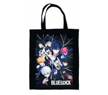 BLUELOCK Shopper SHOPPING BAG Characters 35x40x1cm ORIGINAL BLK-0884TB