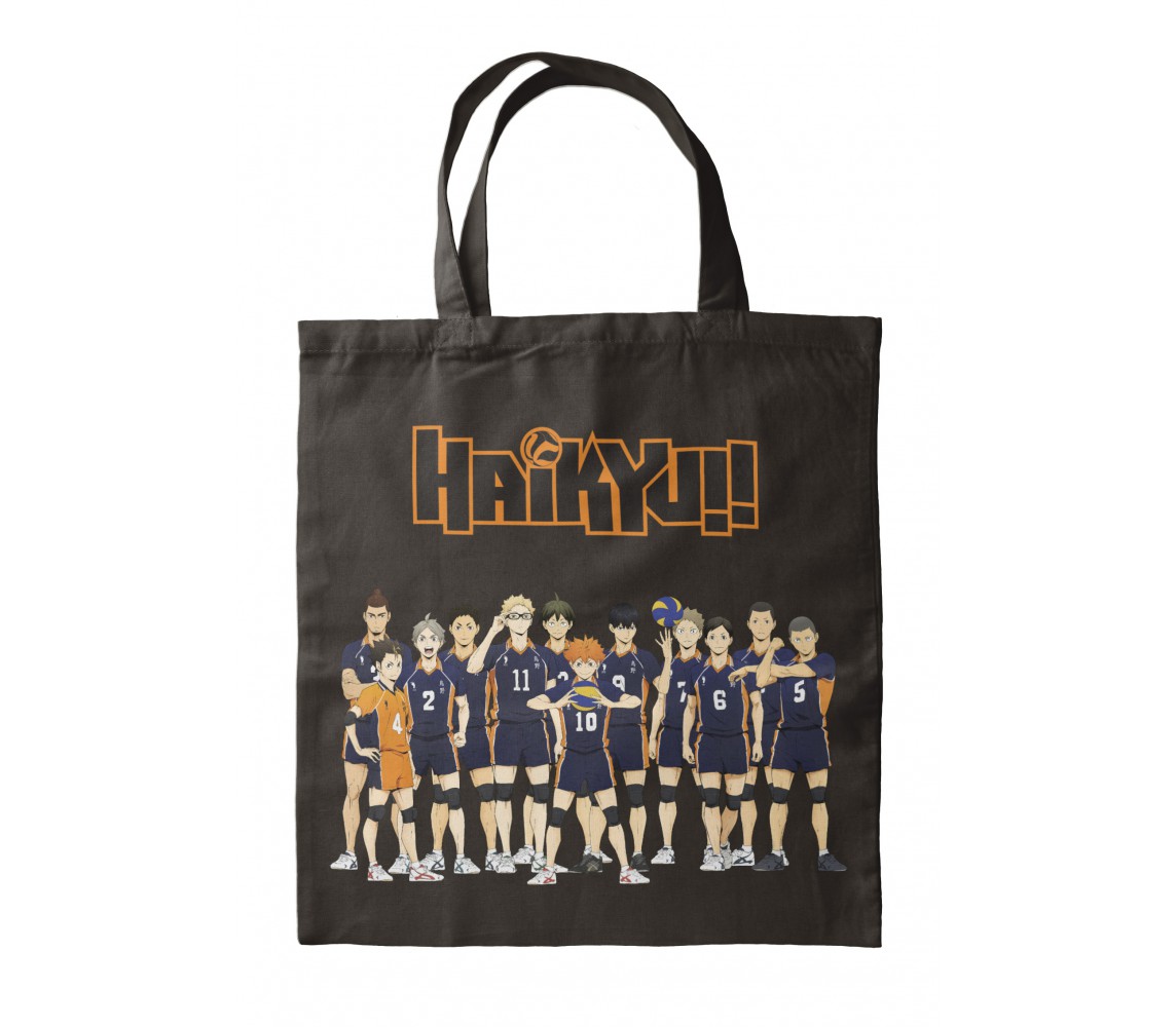 HAIKYU Shopper SHOPPING BAG volleyball team 35x40x1cm ORIGINAL HK-1676TB
