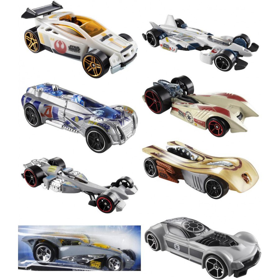 star wars hot wheels set of 8