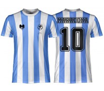 Diego Armando Maradona T-Shirt n 10 Official Replica Football Jersey Argentina OFFICIAL