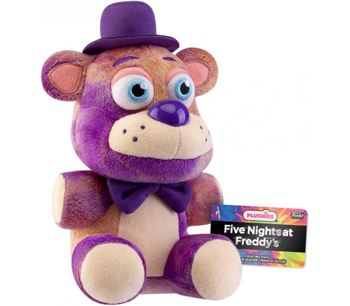 FIVE NIGHTS AT FREDDY's Plushies Tie-Dye FREDDY FAZBEAR 18cm ORIGINAL Official FNAF