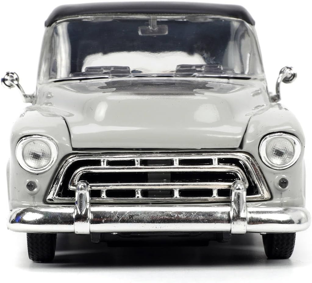 FRANKENSTEIN Modello Auto CHEVY SUBURBAN DieCast 20cm CON Figura Scala 1/24 JADA - Foto 3 di 5