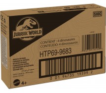 JURASSIC WORLD 4 Egg to Dinosaur Transforming Toys Serie Survival Instincts MATTEL HTP69