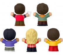 BIG BANG THEORY Playset LITTLE PEOPLE 5 Pieces figures 7cm FISHER PRICE HYT47