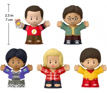 BIG BANG THEORY Playset LITTLE PEOPLE 5 Pieces figures 7cm FISHER PRICE HYT47