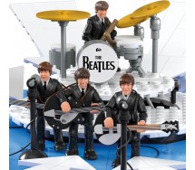 THE BEATLES PALCO Playset BLOCCHI COSTRUZIONI 4 Figure LED 681 Pezzi Mega HVH42